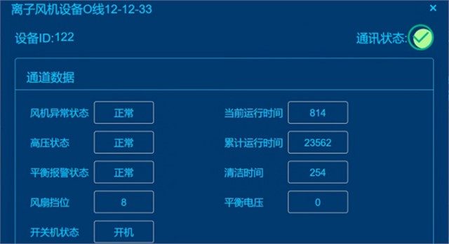 KERUISI/可瑞斯 KRS-12FR台式联网监控离子风机
