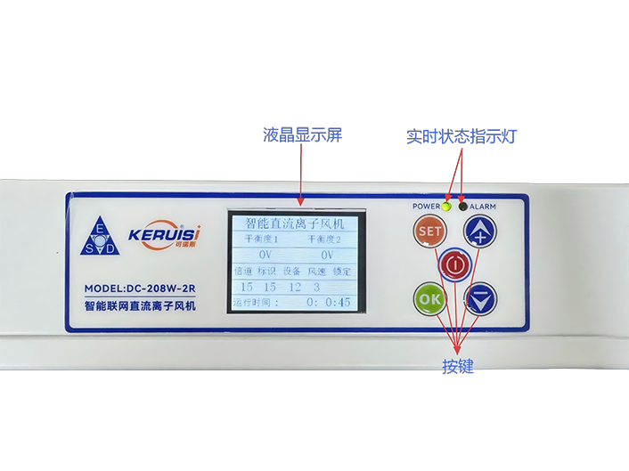 KERUISI/可瑞斯 DC-208W-2R双头联网监控离子风机